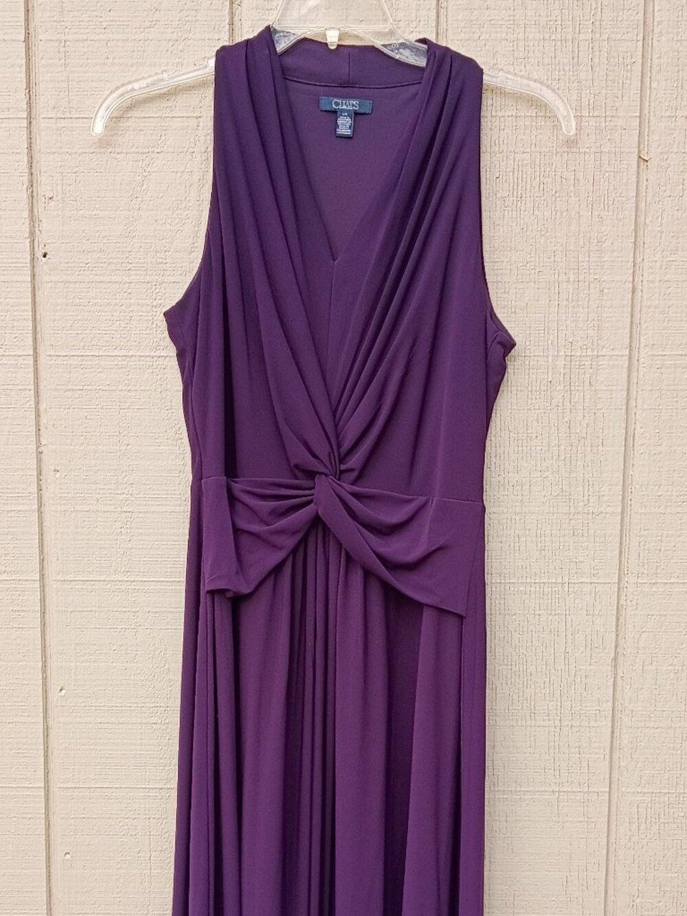 Chaps purple dress large